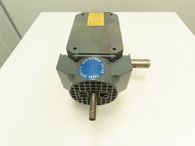 Boston Gear 73210SFGT1 Worm Gearbox 10:1 Reducer 175rpm 7HP LH 145T Fan Cooled
