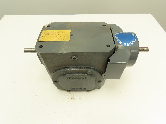 Boston Gear 73210SFGT1 Worm Gearbox 10:1 Reducer 175rpm 7HP LH 145T Fan Cooled