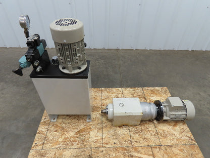 Jungwoo Electric Orbital Riveters Hydraulic Unit 5 cm Stroke 0.75kw 220V Motor