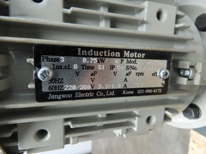 Jungwoo Electric Orbital Riveters Hydraulic Unit 5 cm Stroke 0.75kw 220V Motor