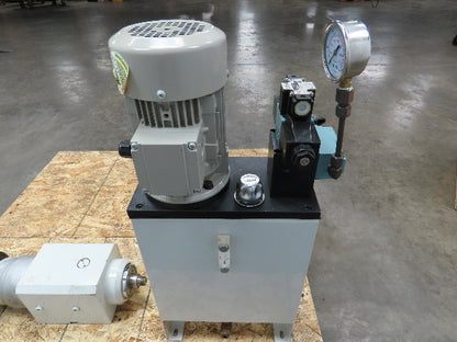 Jungwoo Electric Orbital Riveters Hydraulic Unit 5 cm Stroke 0.75kw 220V Motor