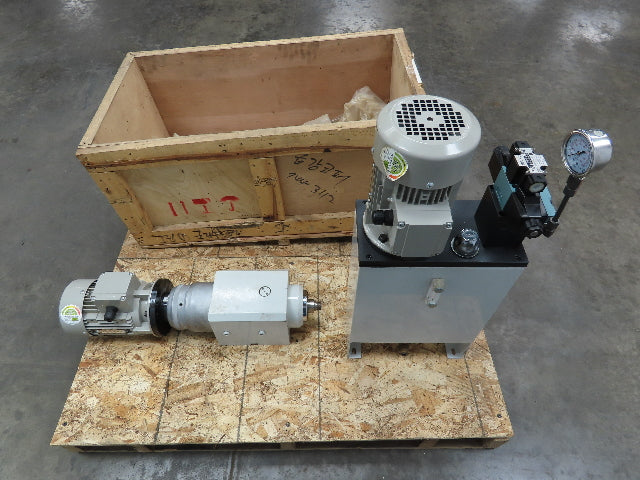 Jungwoo Electric Orbital Riveters Hydraulic Unit 5 cm Stroke 0.75kw 220V Motor