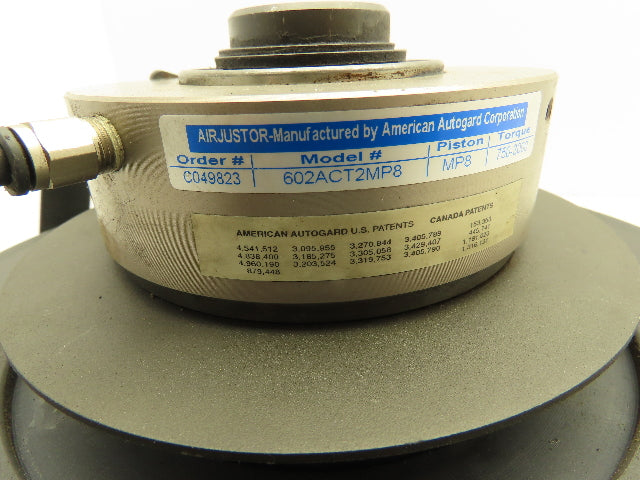 Airjustor 602ACT2MP8 Torque Limiter Clutch Brake MP8 Piston 35mm Bore