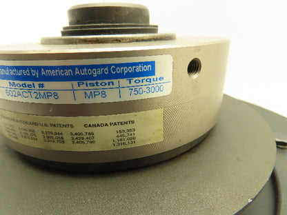Airjustor 602ACT2MP8 Torque Limiter Clutch Brake MP8 Piston 35mm Bore