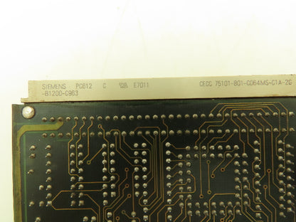 Siemens 221321 Rofin-Sinar Laser Circuit Board Control Panel