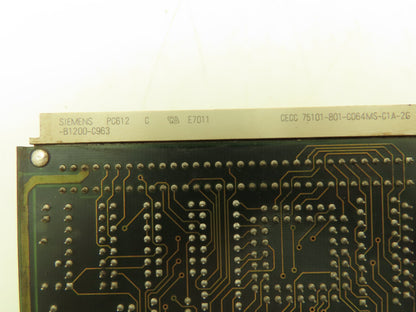 Siemens 221321 Rofin-Sinar Laser Circuit Board Control Panel