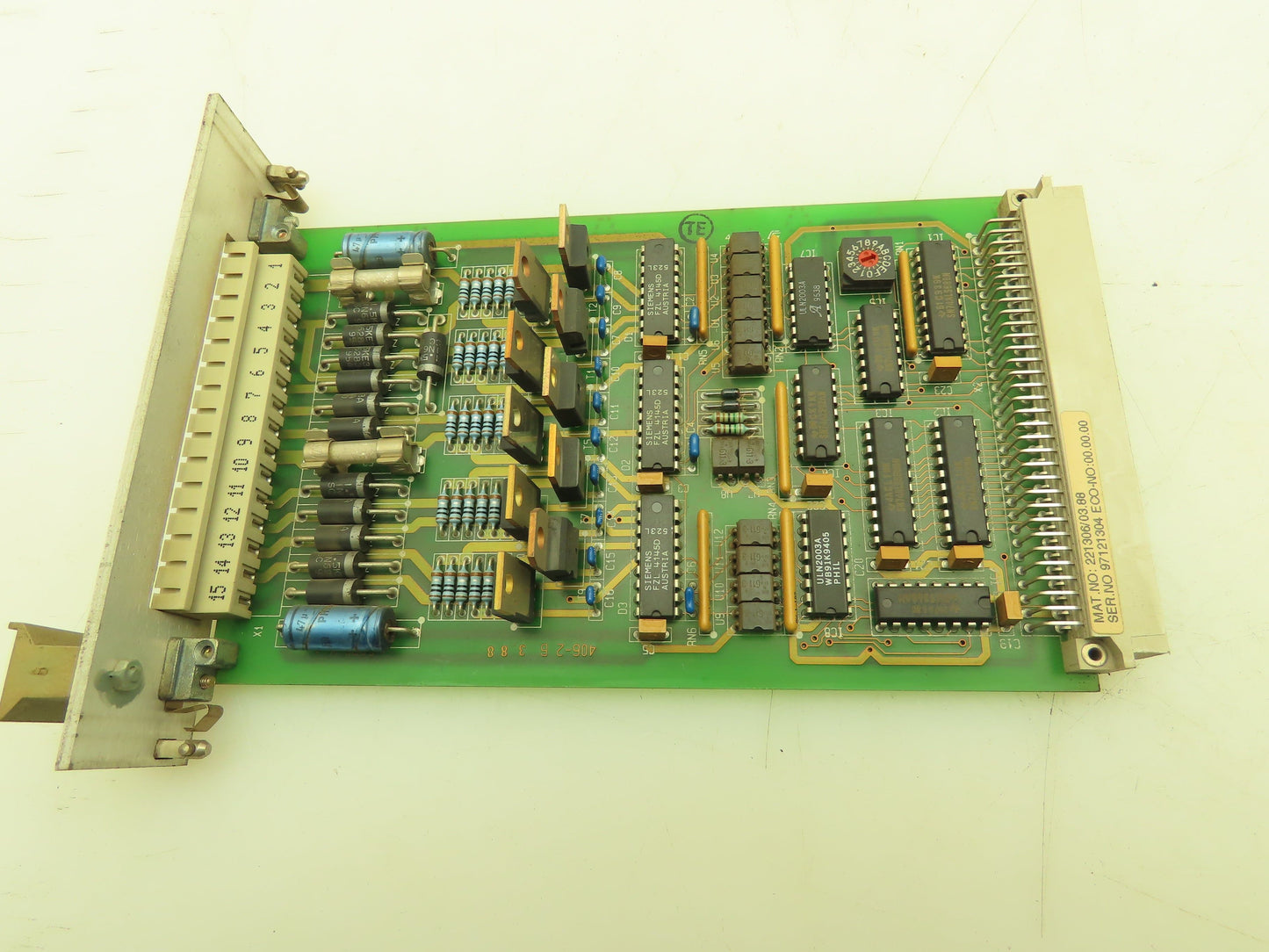 Siemens 221306 Rofin-Sinar Laser Control Card