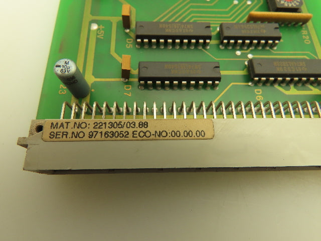 Siemens 221305/03.88 Rofin-Sinar Laser Control Card