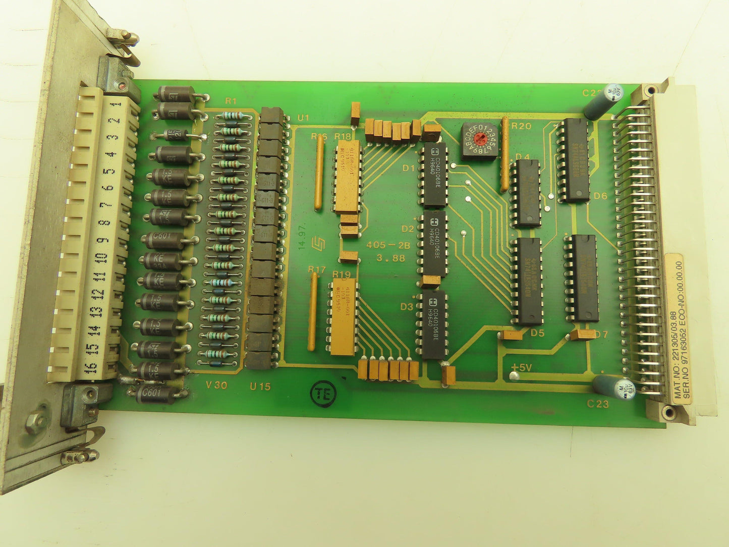 Siemens 221305/03.88 Rofin-Sinar Laser Control Card