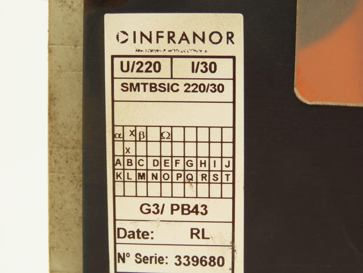 Infranor SMTBSIC-220/30 Servo Controller 220V 15/30A