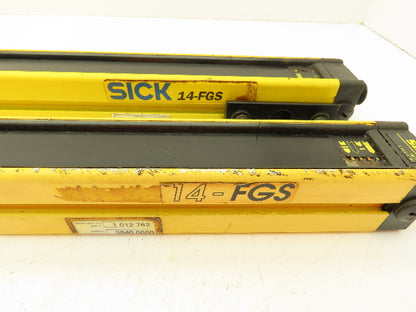 Sick 14-FGS Safety Light Curtain Sensors Transmitter + Receiver 6M x 750mm