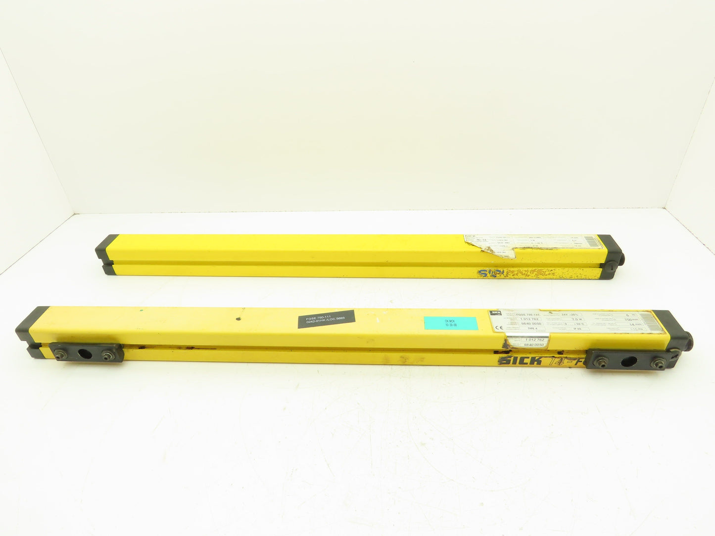 Sick 14-FGS Safety Light Curtain Sensors Transmitter + Receiver 6M x 750mm