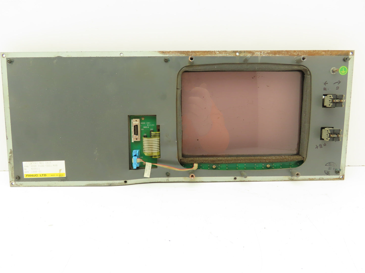 Fanuc A02B-0120-C051/MAR Control Panel 9" CRT/MDI Milling Machine Operator