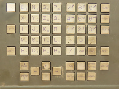 Fanuc A02B-0120-C051/MAR Control Panel 9" CRT/MDI Milling Machine Operator