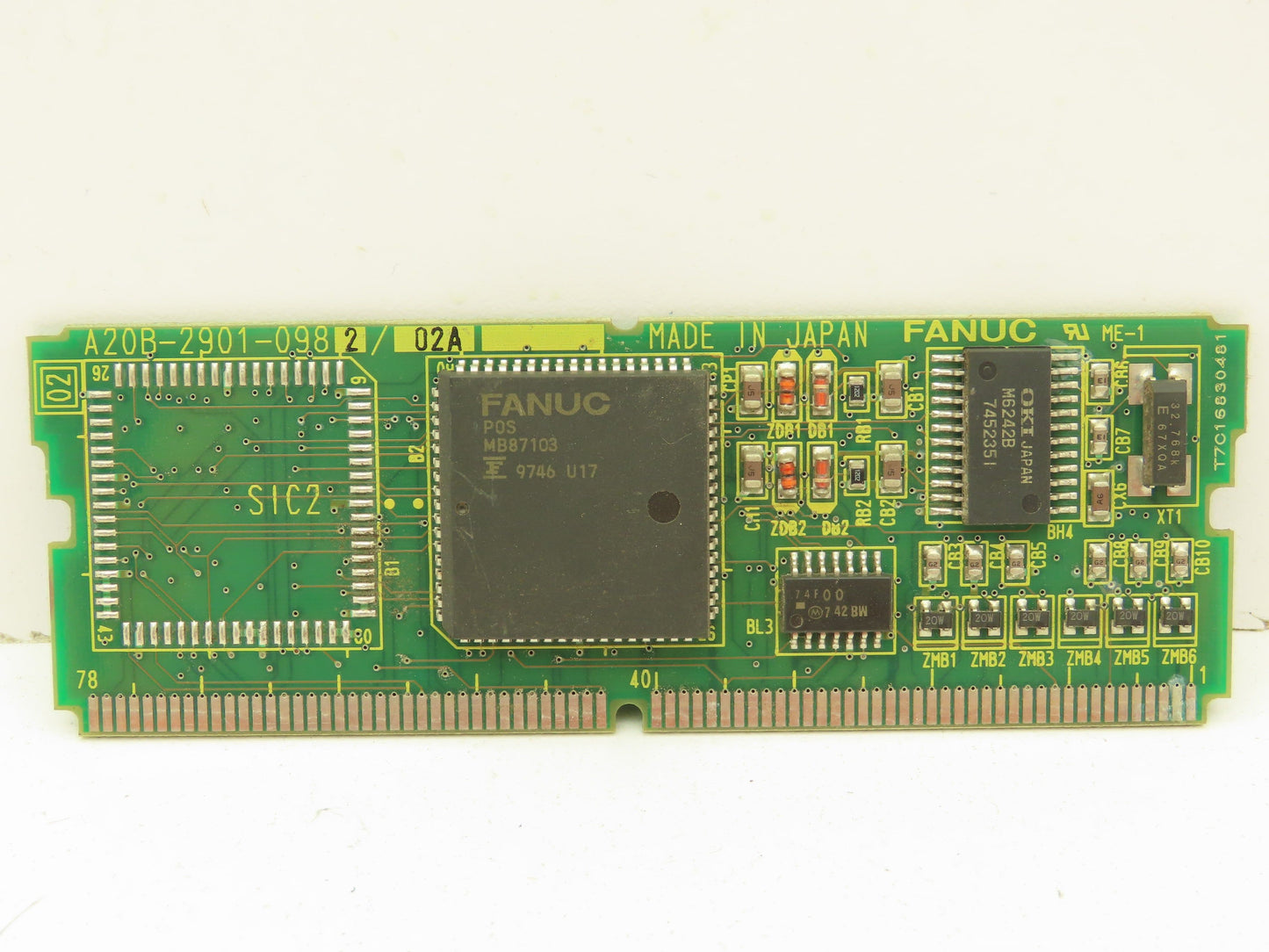 Fanuc A20B-2901-0982/02A Servo Controller Daughter Circuit Board