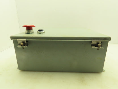 Wiegmann Hubbell A1412CH Electrical Enclosure 14x12x6" Hinged Cover Back Panel