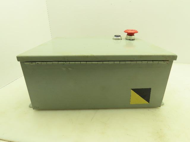 Wiegmann Hubbell A1412CH Electrical Enclosure 14x12x6" Hinged Cover Back Panel