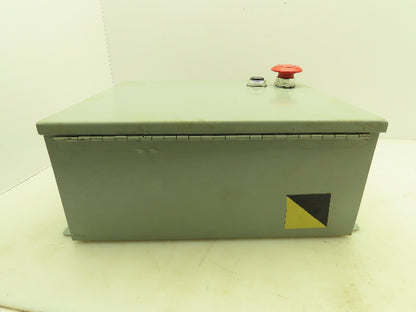 Wiegmann Hubbell A1412CH Electrical Enclosure 14x12x6" Hinged Cover Back Panel