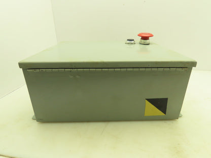 Wiegmann Hubbell A1412CH Electrical Enclosure 14x12x6" Hinged Cover Back Panel