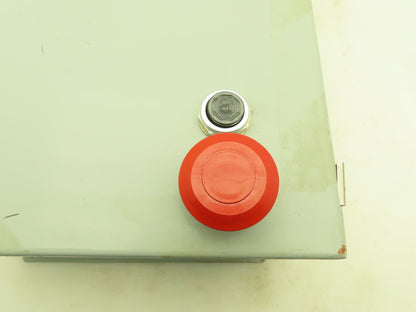 Wiegmann Hubbell A1412CH Electrical Enclosure 14x12x6" Hinged Cover Back Panel