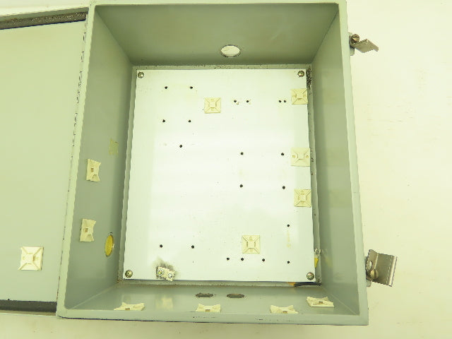 Wiegmann Hubbell A1412CH Electrical Enclosure 14x12x6" Hinged Cover Back Panel