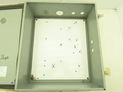 SCE A1614CH Electrical Enclosure Control Panel 16x14x6" Back Plate Knockouts