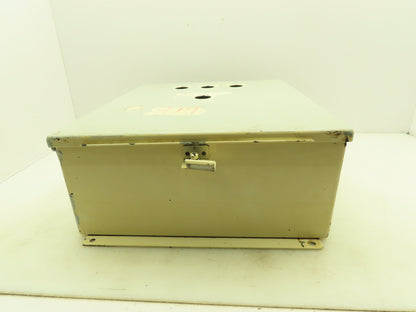 SCE A1614CH Electrical Enclosure Control Panel 16x14x6" Back Plate Knockouts