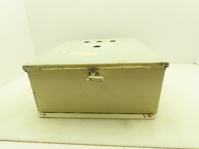 SCE A1614CH Electrical Enclosure Control Panel 16x14x6" Back Plate Knockouts