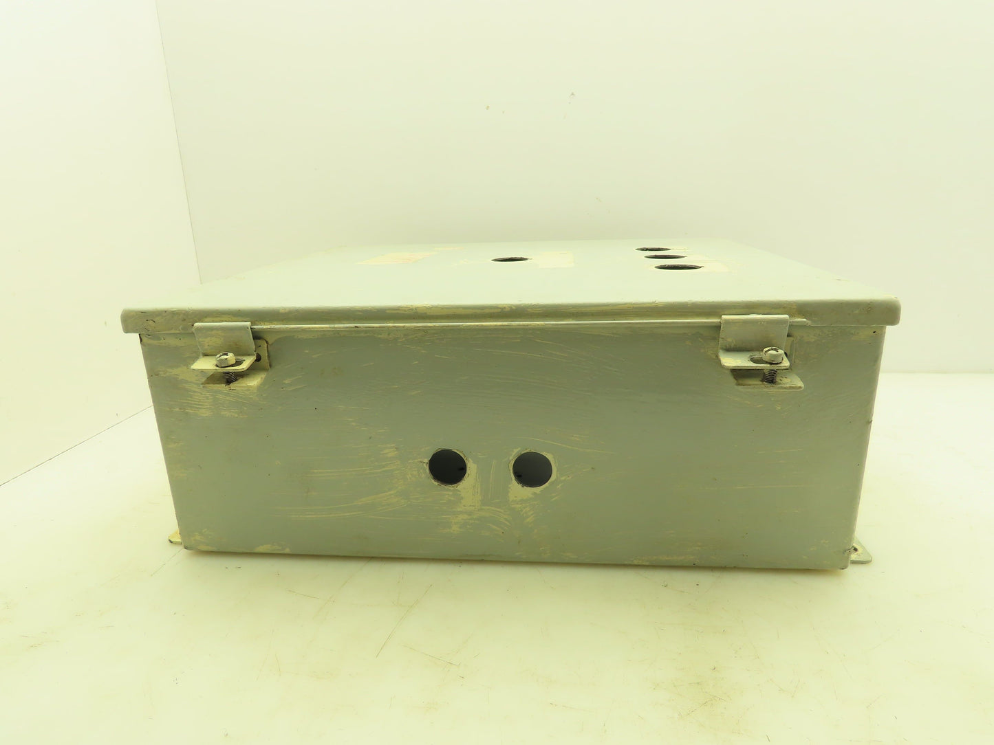 SCE A1614CH Electrical Enclosure Control Panel 16x14x6" Back Plate Knockouts