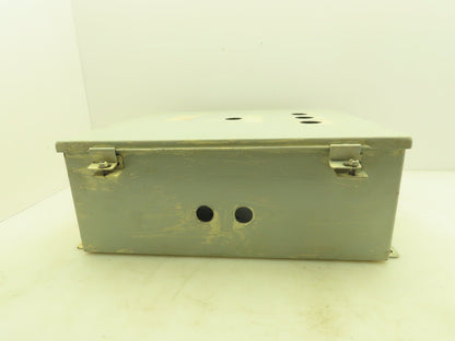 SCE A1614CH Electrical Enclosure Control Panel 16x14x6" Back Plate Knockouts