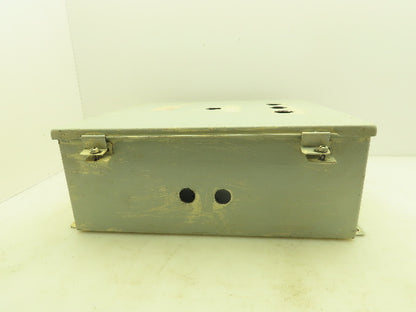 SCE A1614CH Electrical Enclosure Control Panel 16x14x6" Back Plate Knockouts