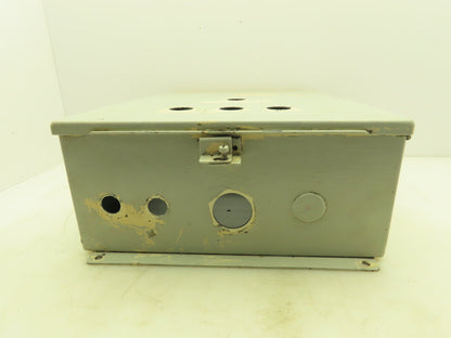 SCE A1614CH Electrical Enclosure Control Panel 16x14x6" Back Plate Knockouts