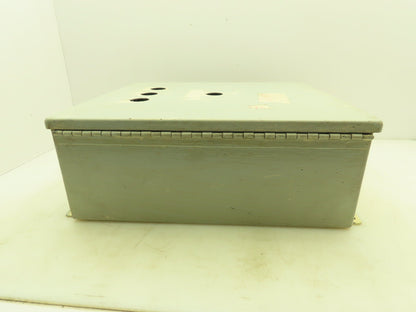 SCE A1614CH Electrical Enclosure Control Panel 16x14x6" Back Plate Knockouts