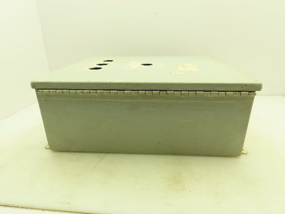SCE A1614CH Electrical Enclosure Control Panel 16x14x6" Back Plate Knockouts