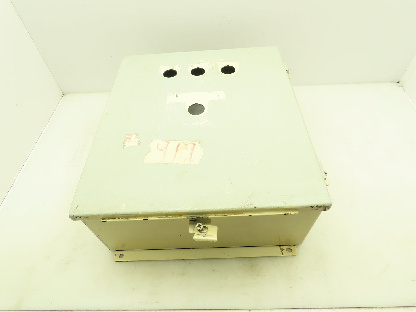 SCE A1614CH Electrical Enclosure Control Panel 16x14x6" Back Plate Knockouts