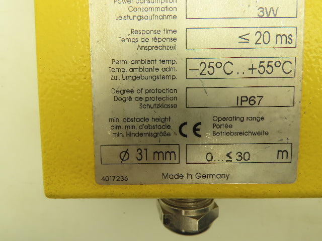 Sick WSU26-130 Light Curtain Transmitter Optic Electronic Emitter Sender 24VDC