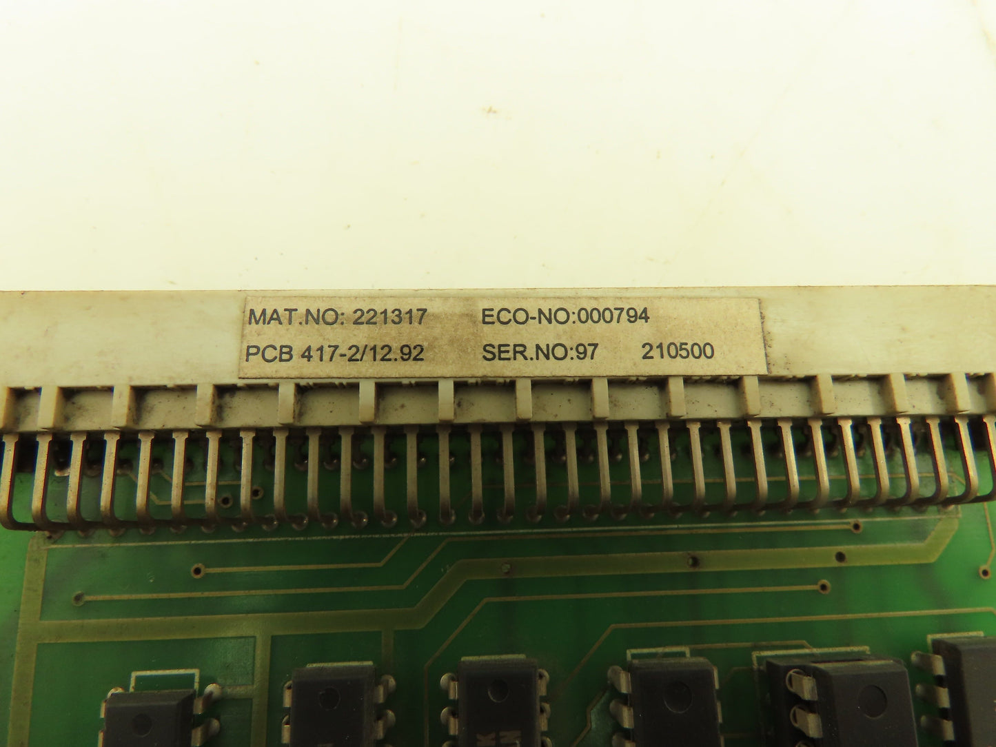 Siemens 221317 Rofin-Sinar Control Card