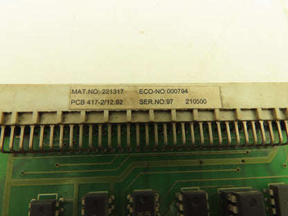 Siemens 221317 Rofin-Sinar Control Card