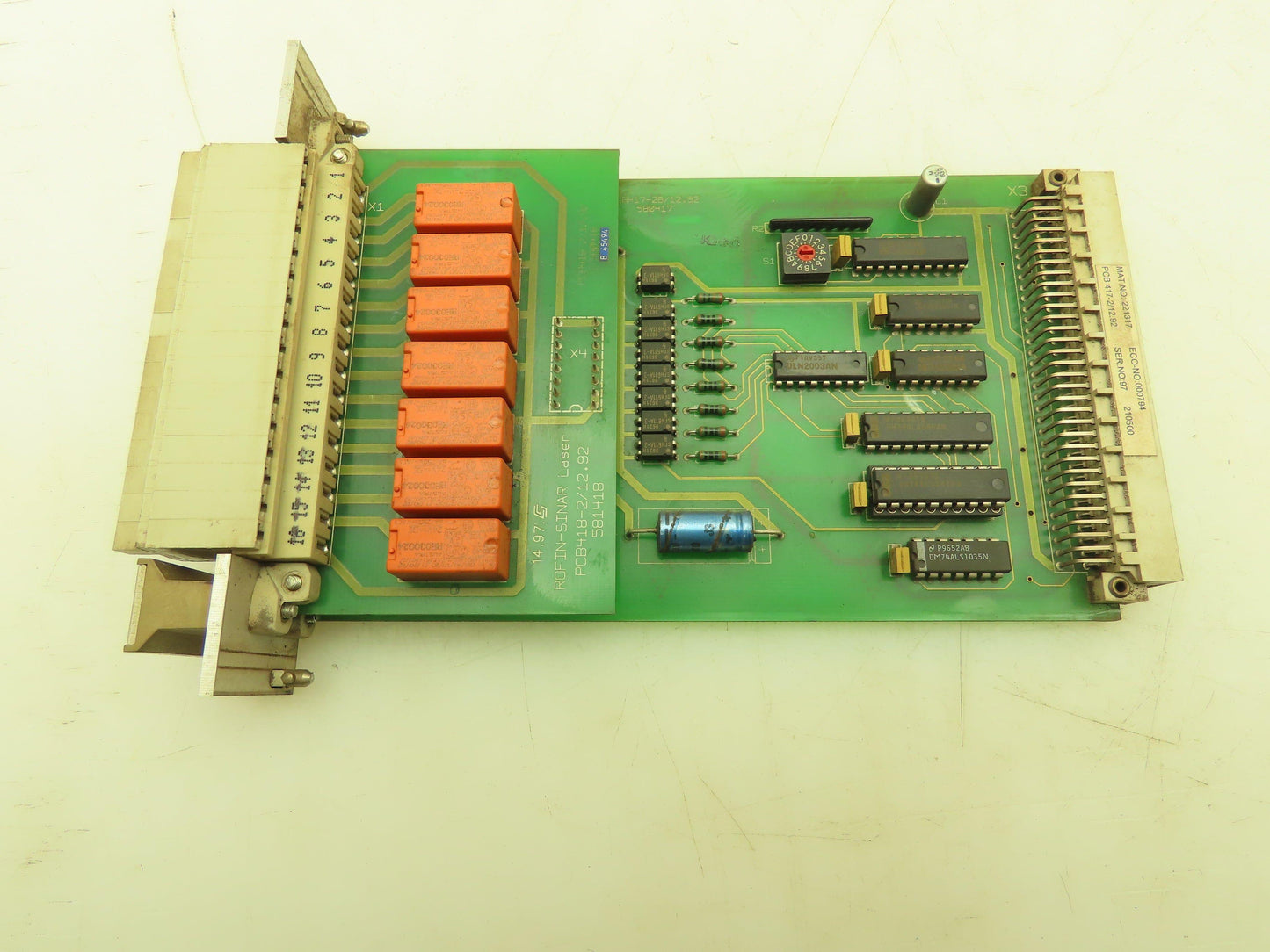 Siemens 221317 Rofin-Sinar Control Card