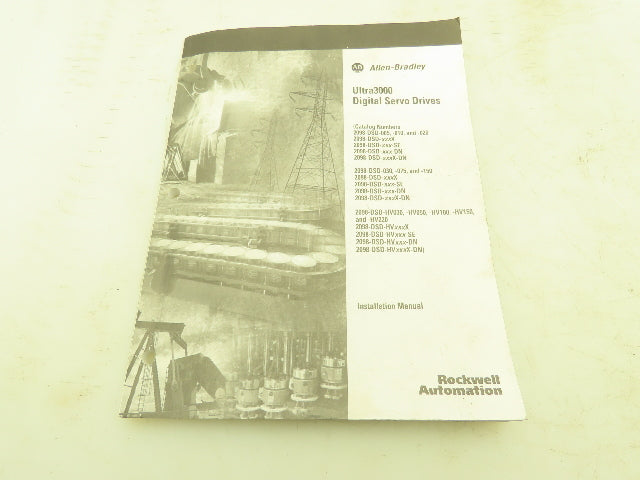 Allen Bradley Ultra3000 Digital Servo Drives Installation Manual