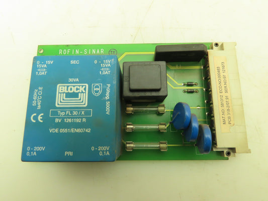 Rofin-Sinar Laser 318-2/07.91 DC Power Supply PCB Circuit Board