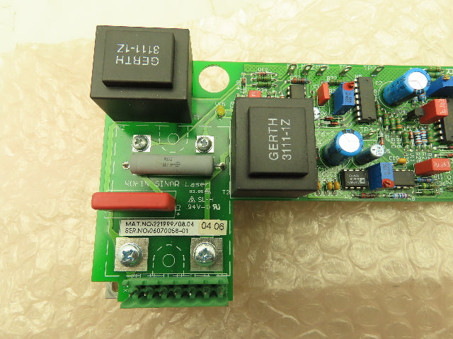 Rofin-Sinar Laser 221999/08.04 Power Module Power Supply PCB Circuit Board