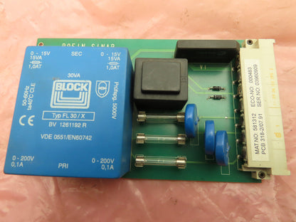 Rofin-Sinar Laser 581312 DC Power Supply Transformer 400V 318-2B/07.91