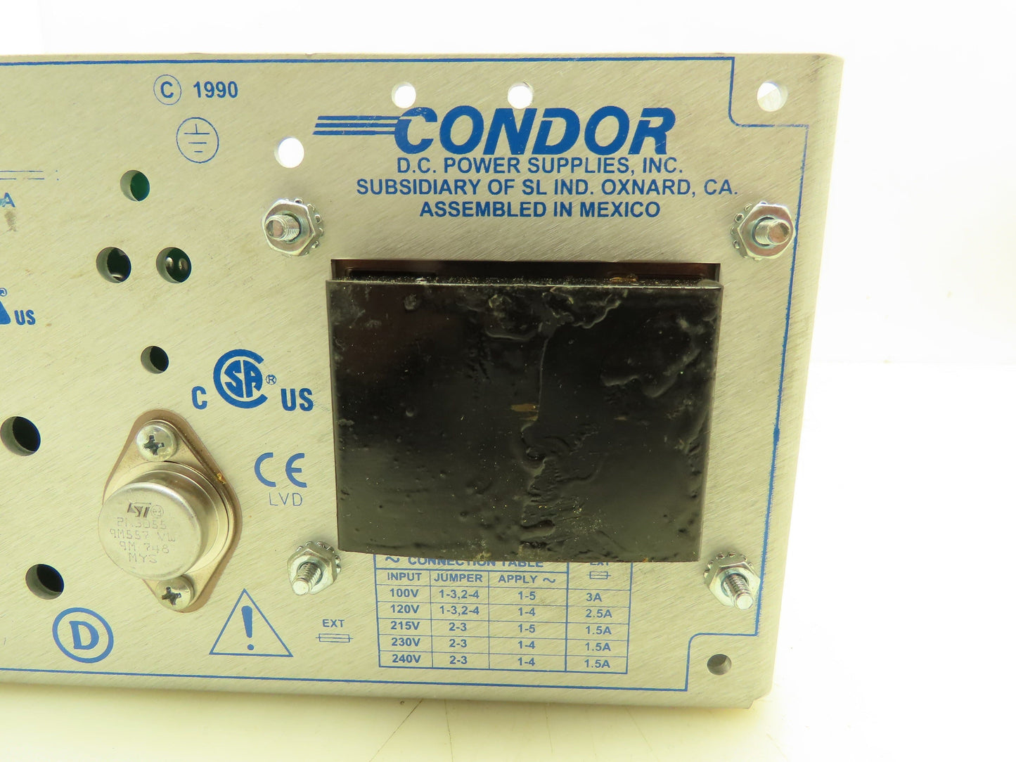 Condor 5435467 DC Power Supply 24VDC 4.8A