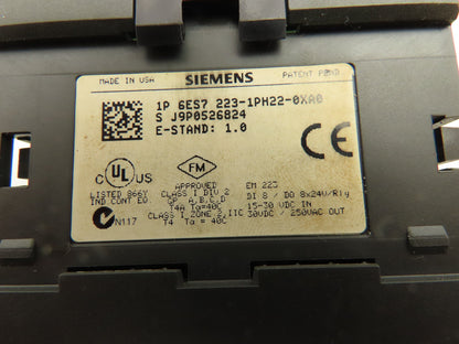 Siemens 6ES7 223-1PH22-0XA0 PLC Input Output Relay Module EM 223