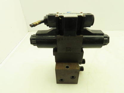 Daikin KSO-G02-4CP-30-NR Hydraulic Directional Solenoid Valve Stack 24VDC