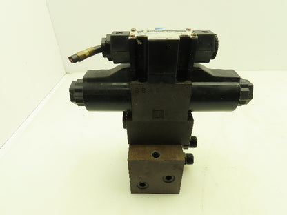 Daikin KSO-G02-4CP-30-NR Hydraulic Directional Solenoid Valve Stack 24VDC