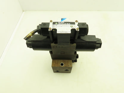 Daikin KSO-G02-4CP-30-NR Hydraulic Directional Solenoid Valve Stack 24VDC