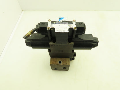 Daikin KSO-G02-4CP-30-NR Hydraulic Directional Solenoid Valve Stack 24VDC