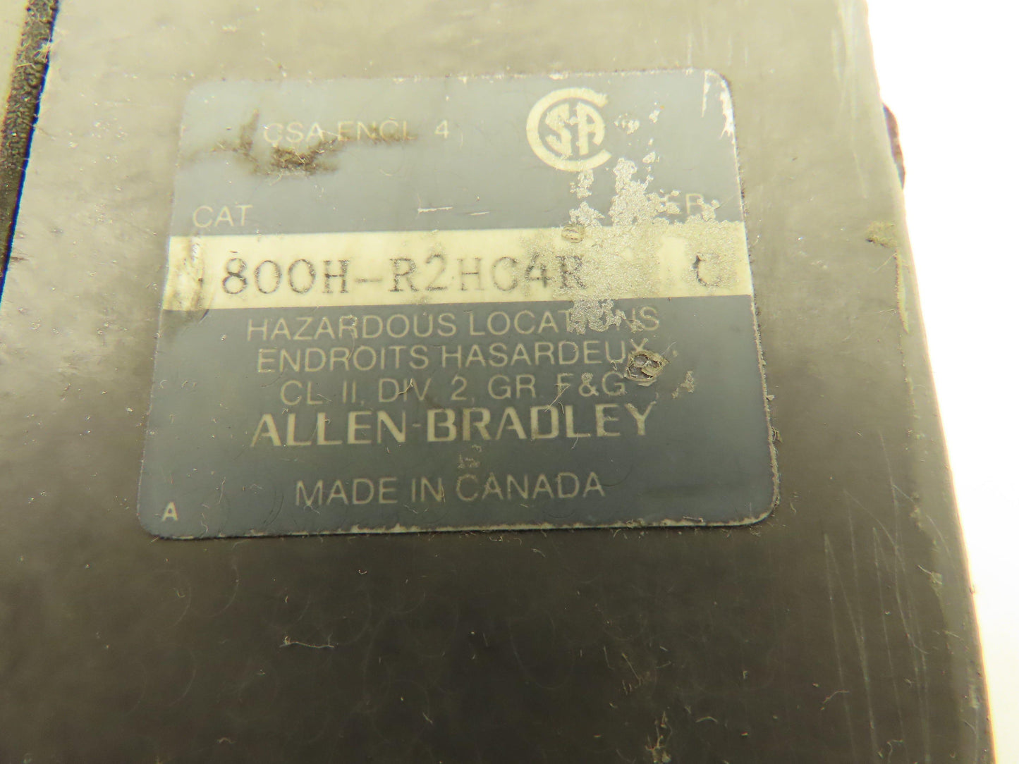 Allen Bradley 800H-R2HC4R Push Button Enclosure NEMA 4x Rosite Lot of 2